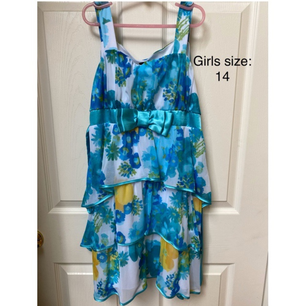 Girls floral spring dress